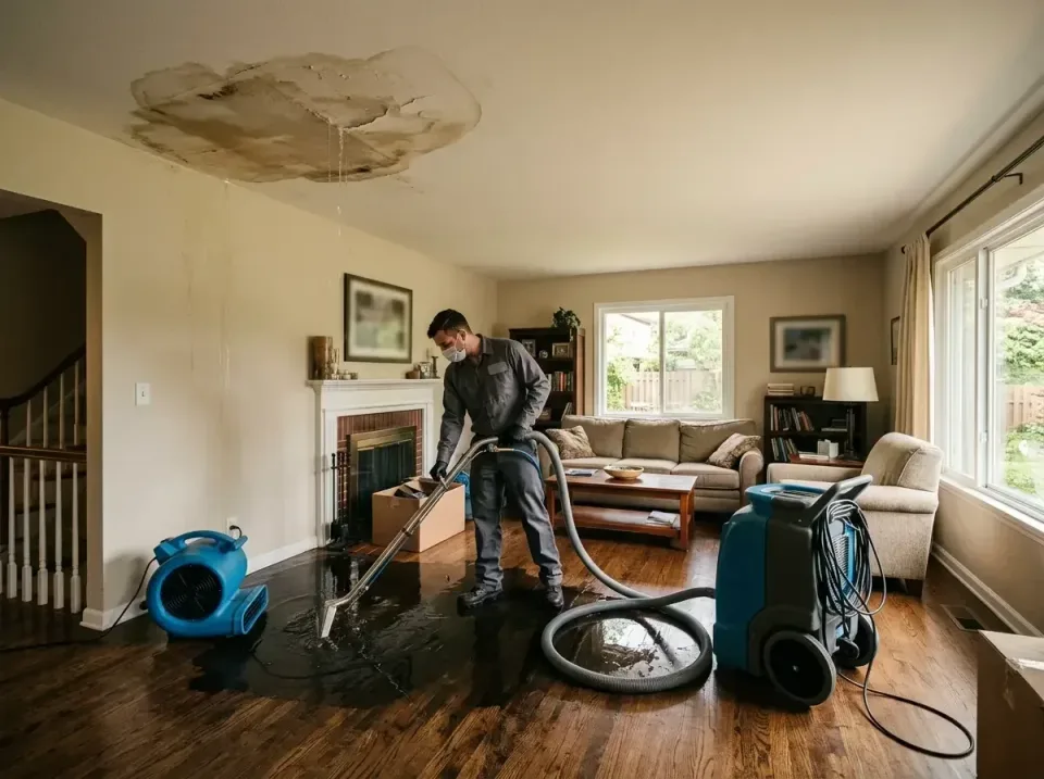 attic-pipe-burst-ceiling-drip-008 — frequently asked questions, Water Damage Restoration & Carpet Care in Centerville, PA